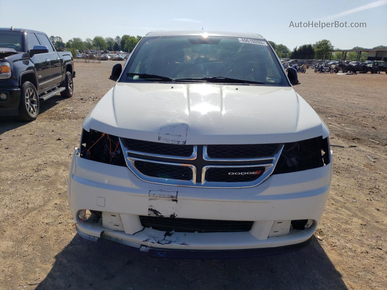 2015 Dodge Journey Se White vin: 3C4PDCAB1FT713120