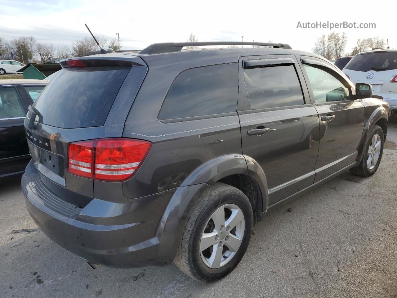 2016 Dodge Journey Se Gray vin: 3C4PDCAB1GT154122