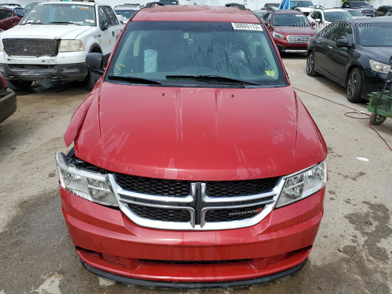 2016 Dodge Journey Se Красный vin: 3C4PDCAB1GT162270