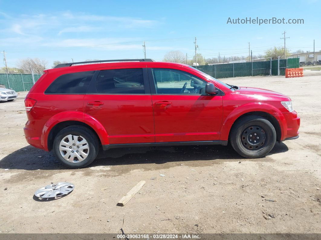 2016 Dodge Journey Se Красный vin: 3C4PDCAB1GT174192