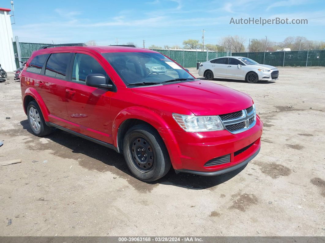 2016 Dodge Journey Se Красный vin: 3C4PDCAB1GT174192