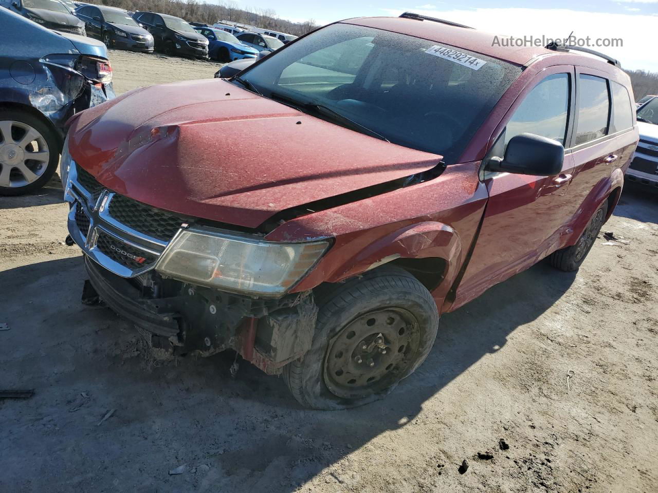 2016 Dodge Journey Se Red vin: 3C4PDCAB1GT238666