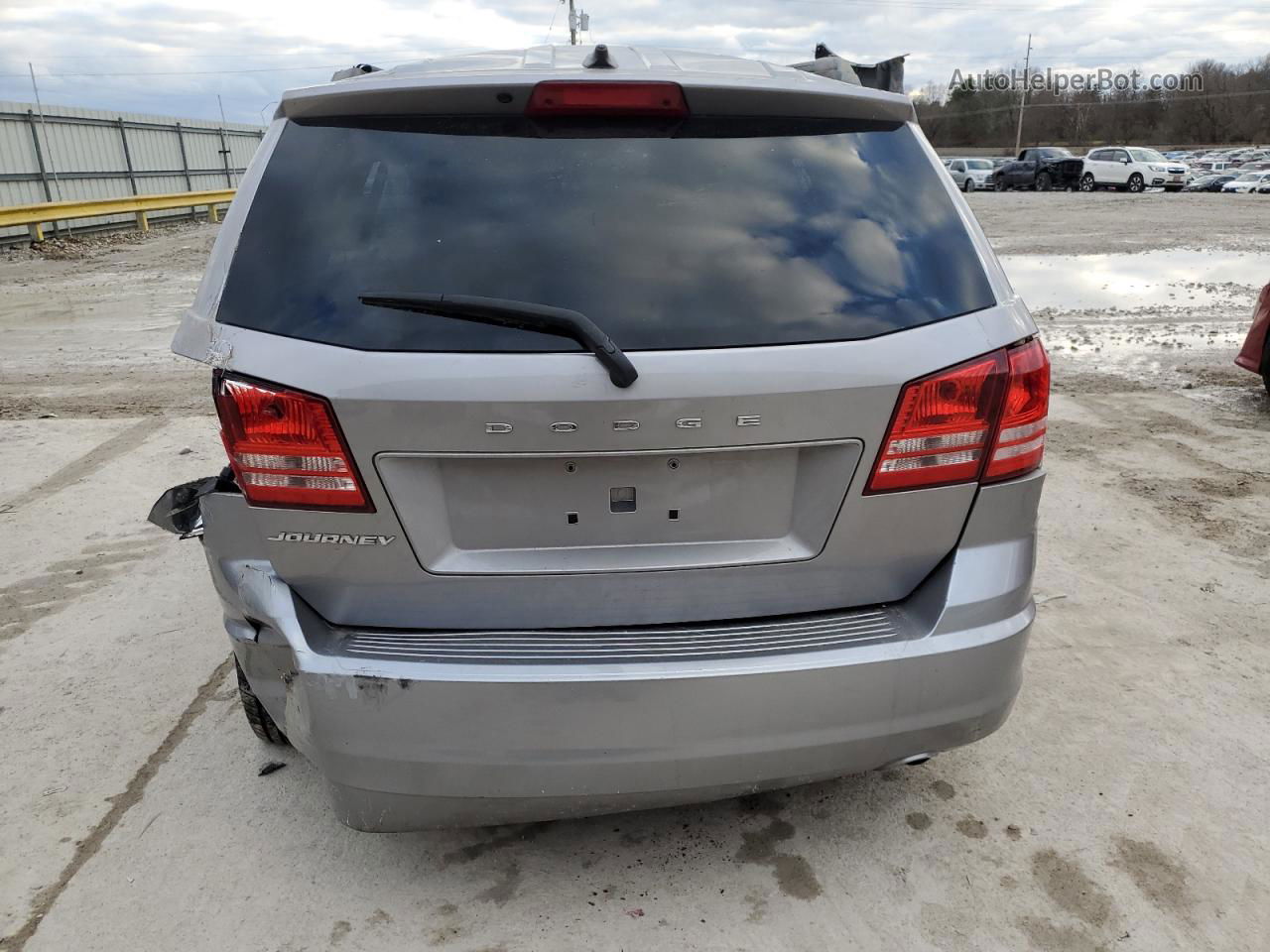 2017 Dodge Journey Se Gray vin: 3C4PDCAB1HT552741