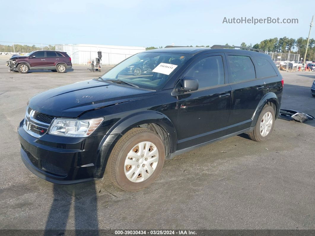 2017 Dodge Journey Se Black vin: 3C4PDCAB1HT558877