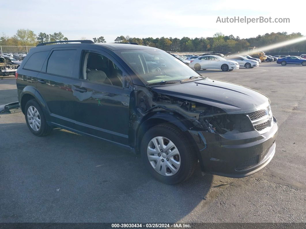 2017 Dodge Journey Se Black vin: 3C4PDCAB1HT558877