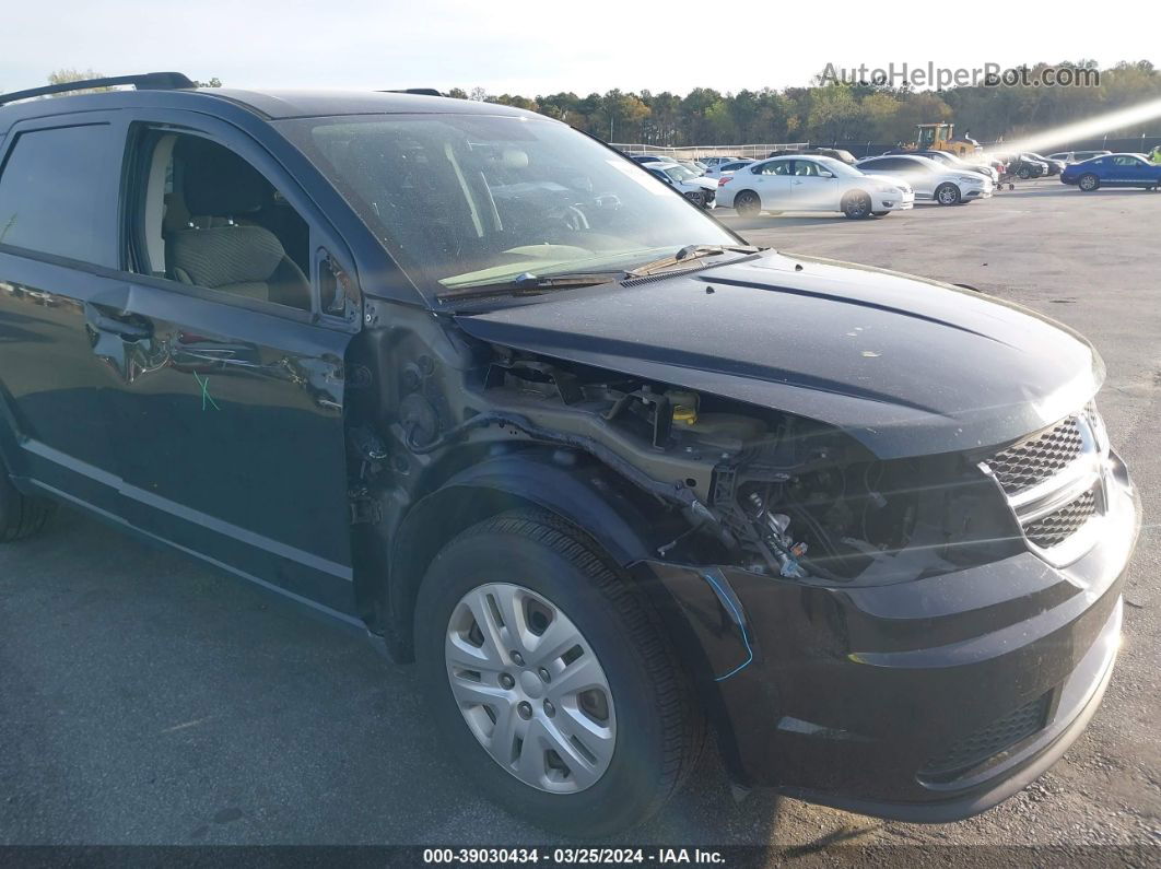 2017 Dodge Journey Se Black vin: 3C4PDCAB1HT558877