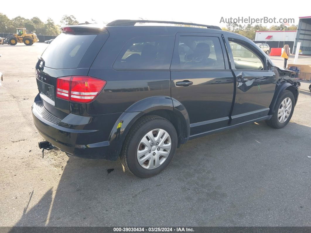 2017 Dodge Journey Se Black vin: 3C4PDCAB1HT558877