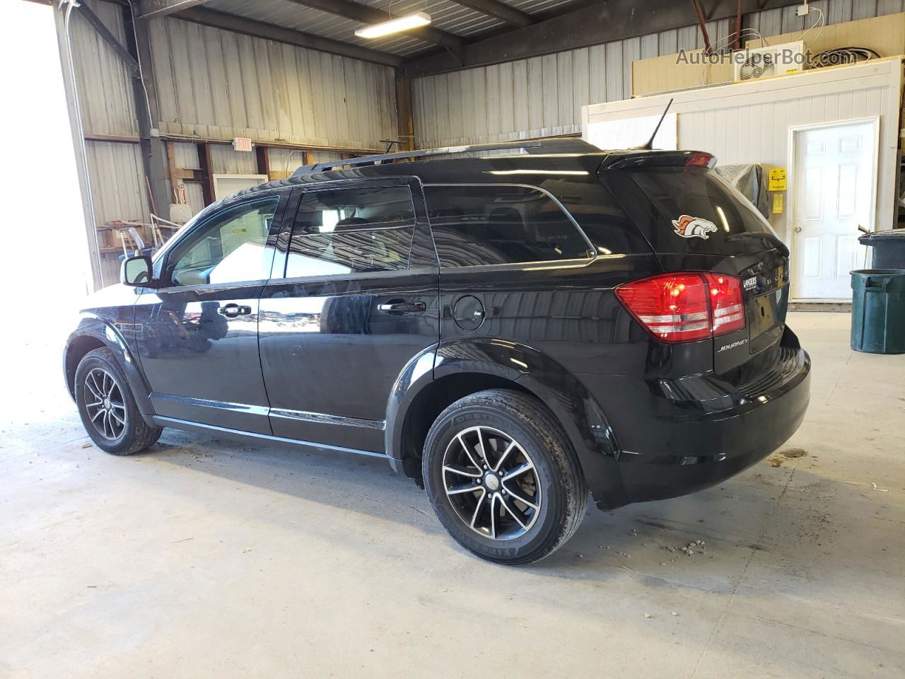 2017 Dodge Journey Se Black vin: 3C4PDCAB1HT587344