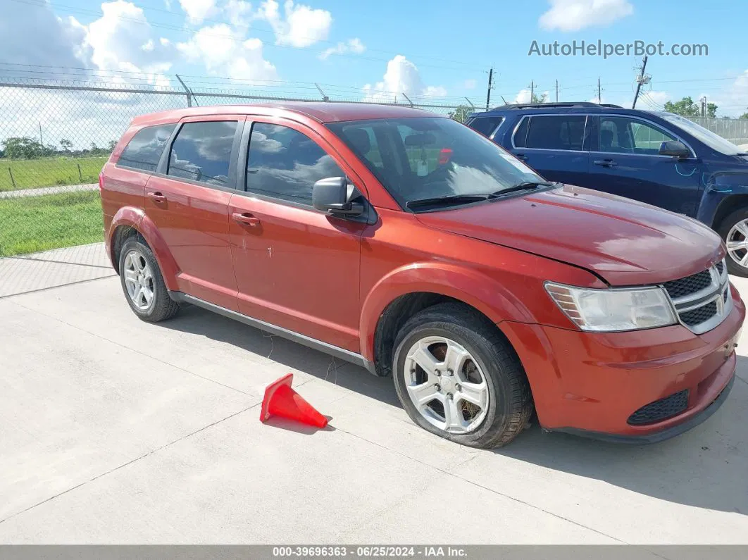 2014 Dodge Journey American Value Pkg Orange vin: 3C4PDCAB2ET159830