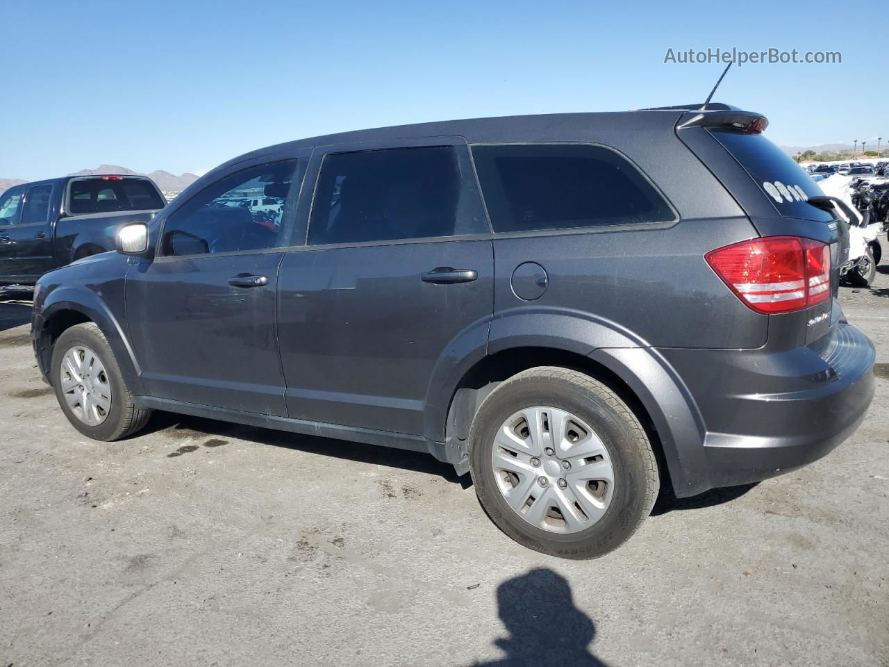 2014 Dodge Journey Se Gray vin: 3C4PDCAB2ET166373