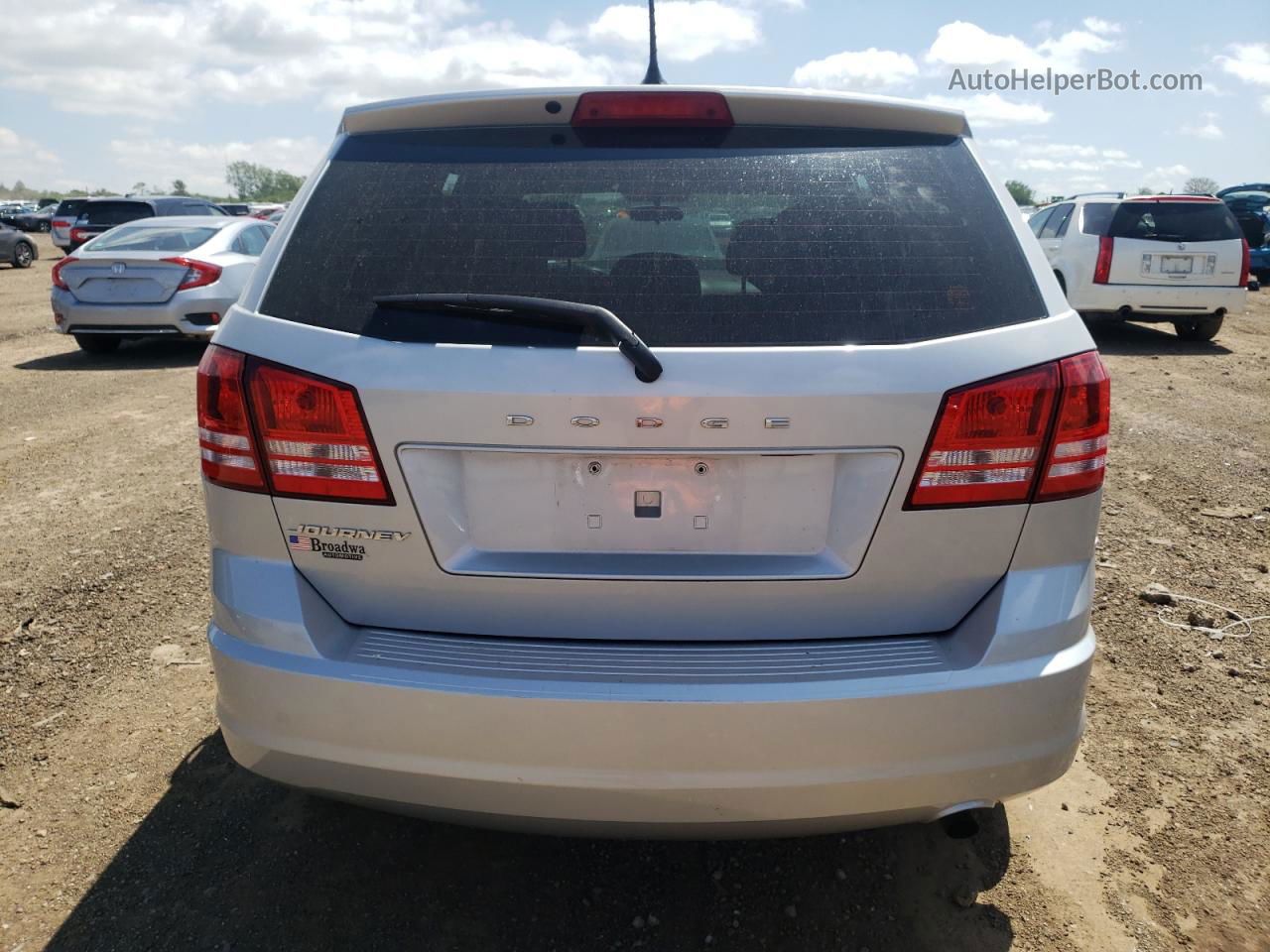 2014 Dodge Journey Se Silver vin: 3C4PDCAB2ET183304