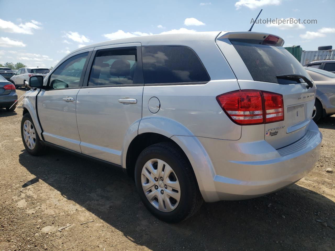 2014 Dodge Journey Se Silver vin: 3C4PDCAB2ET183304