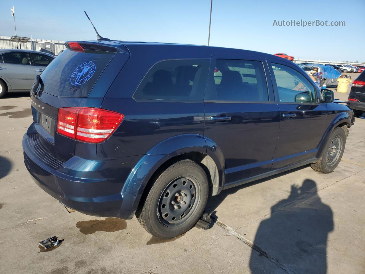 2014 Dodge Journey Se Синий vin: 3C4PDCAB2ET201316