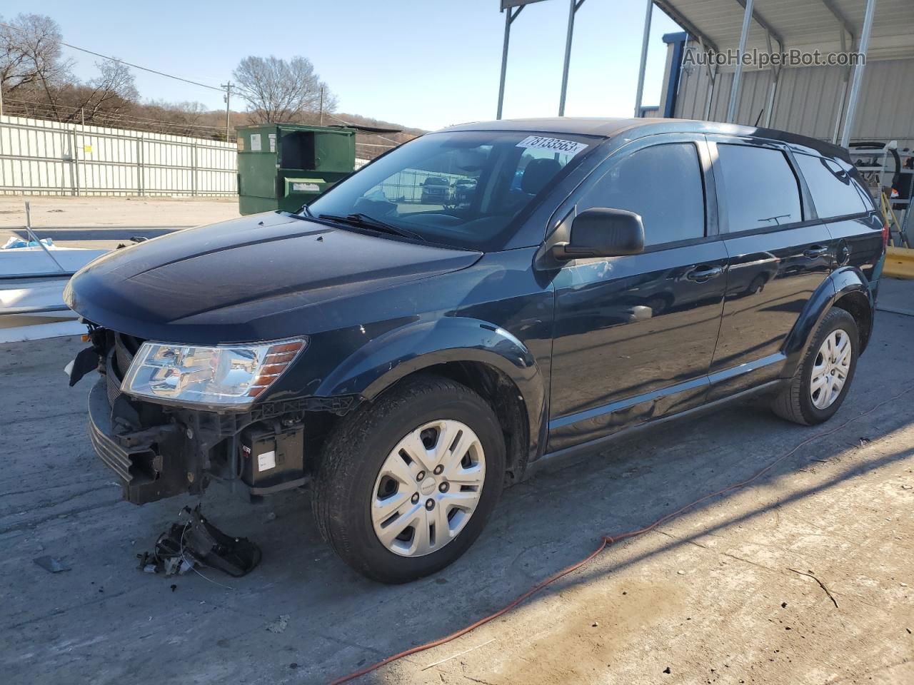 2014 Dodge Journey Se Green vin: 3C4PDCAB2ET214017