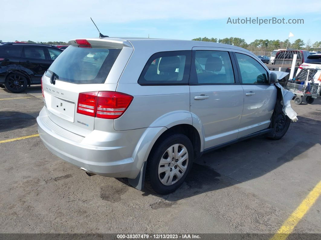 2014 Dodge Journey Se Серебряный vin: 3C4PDCAB2ET235451