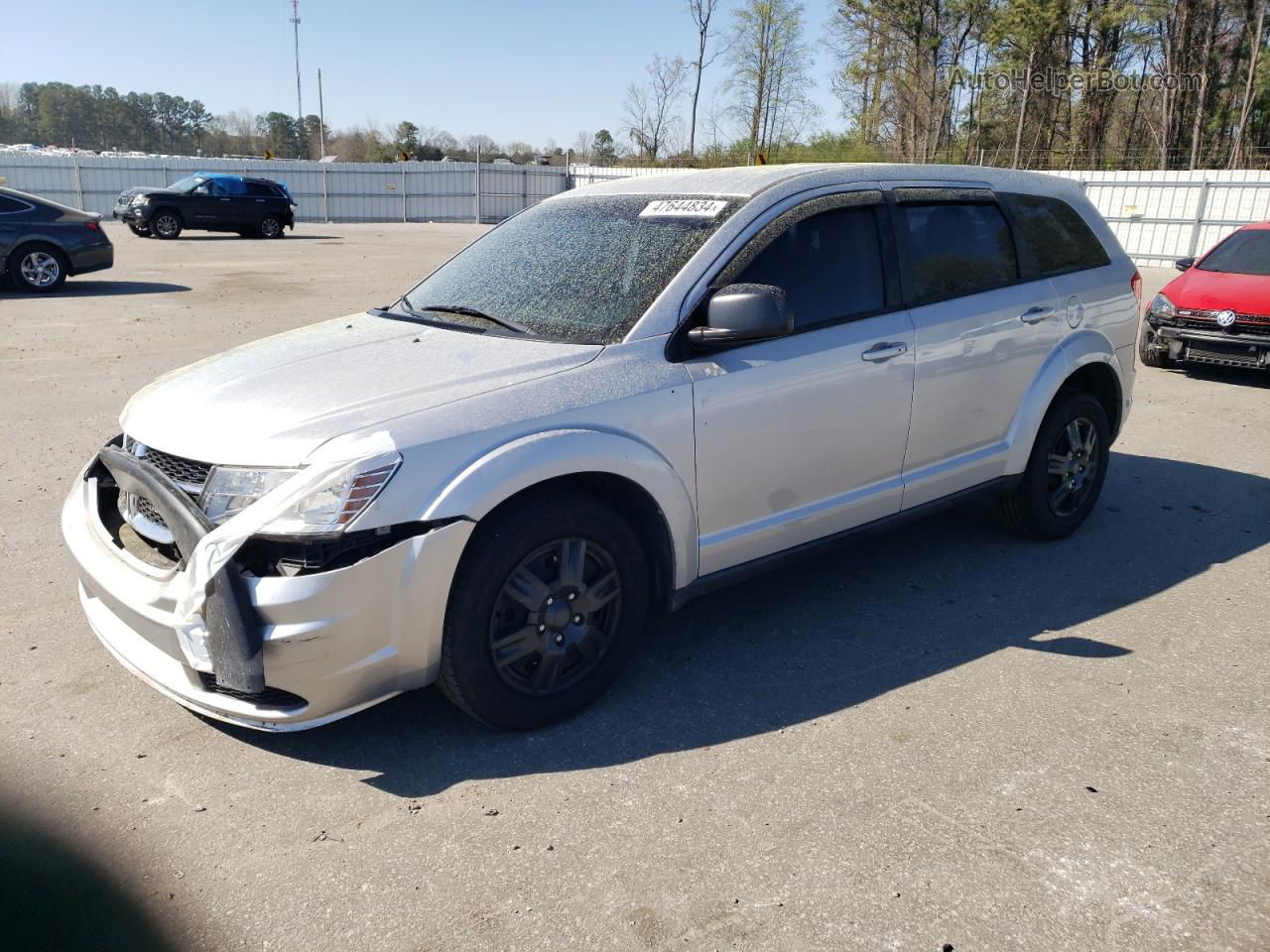 2014 Dodge Journey Se Серый vin: 3C4PDCAB2ET307989