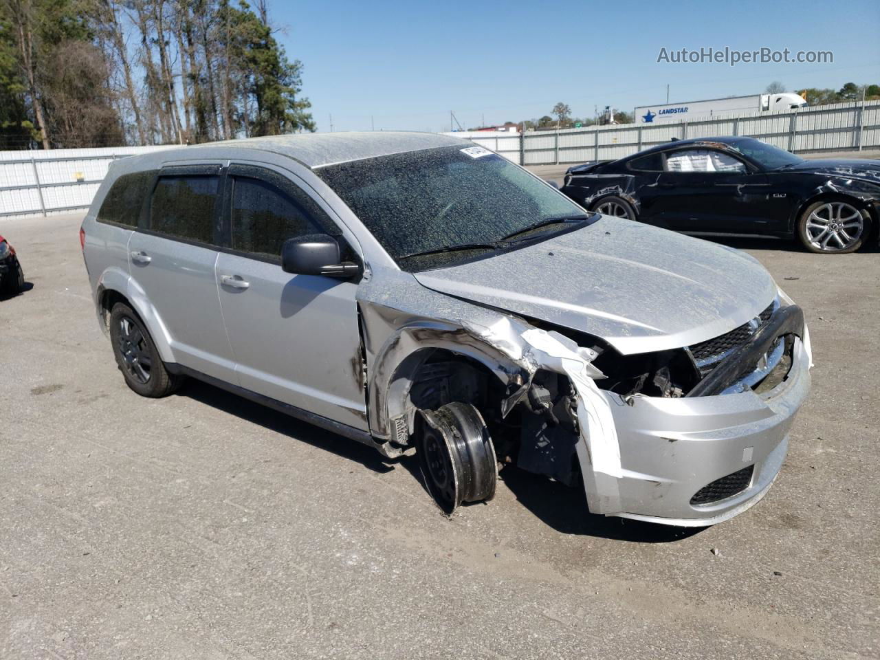 2014 Dodge Journey Se Серый vin: 3C4PDCAB2ET307989