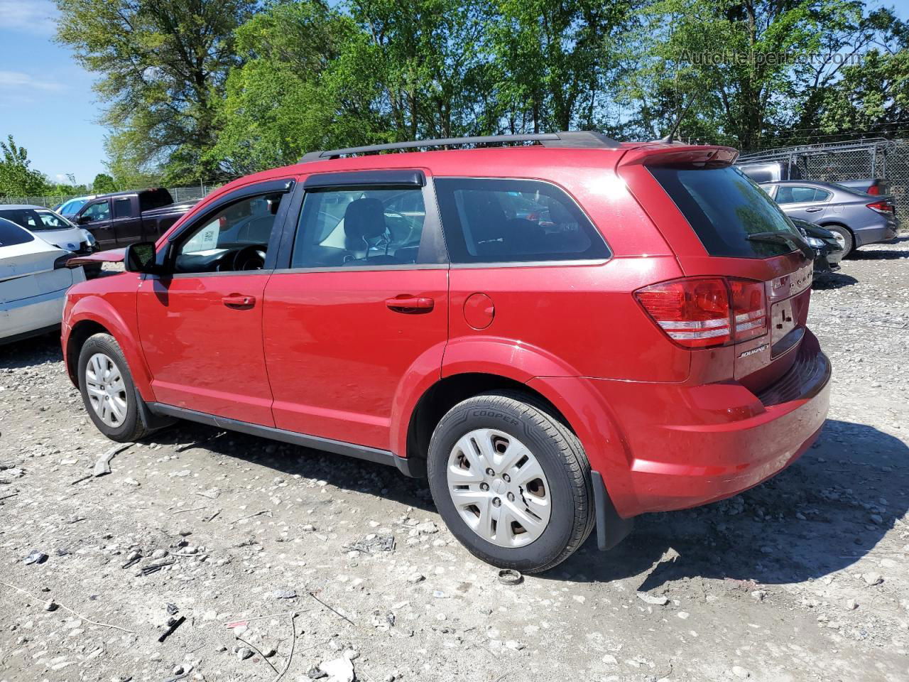 2014 Dodge Journey Se Red vin: 3C4PDCAB2ET311752