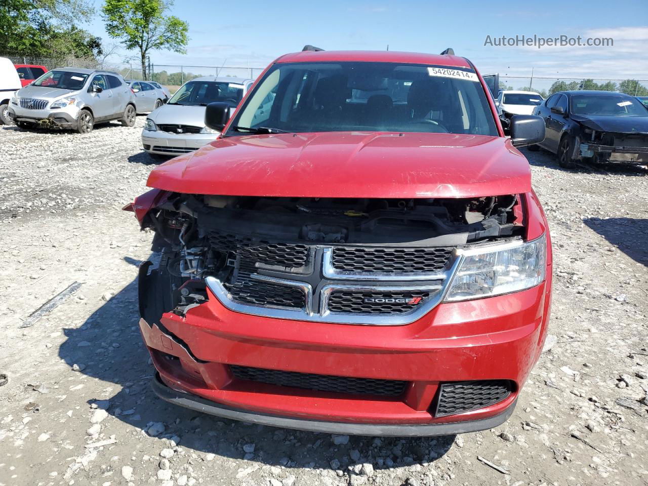 2014 Dodge Journey Se Красный vin: 3C4PDCAB2ET311752