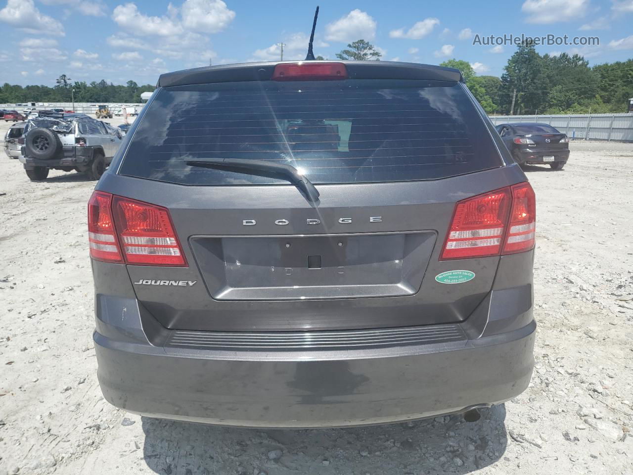 2014 Dodge Journey Se Gray vin: 3C4PDCAB2ET315123