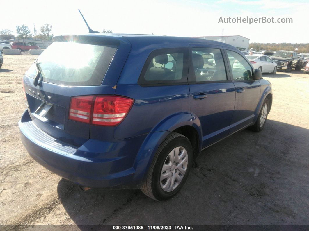 2015 Dodge Journey Se Blue vin: 3C4PDCAB2FT617643