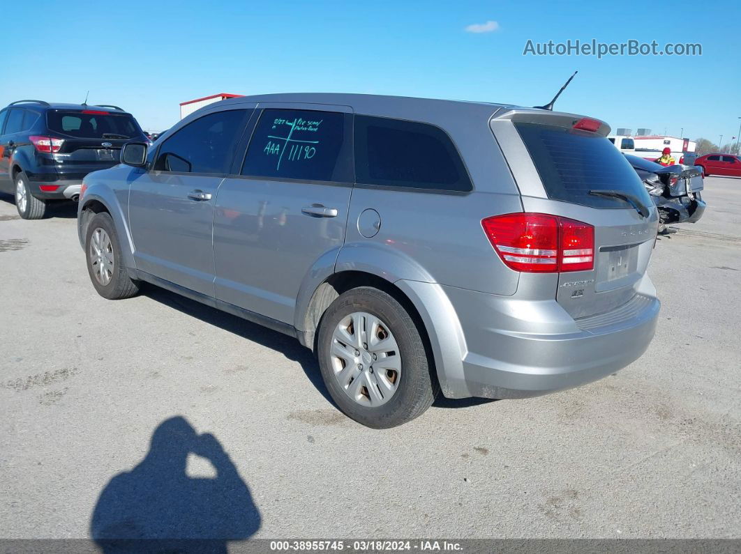 2015 Dodge Journey American Value Pkg Silver vin: 3C4PDCAB2FT670567