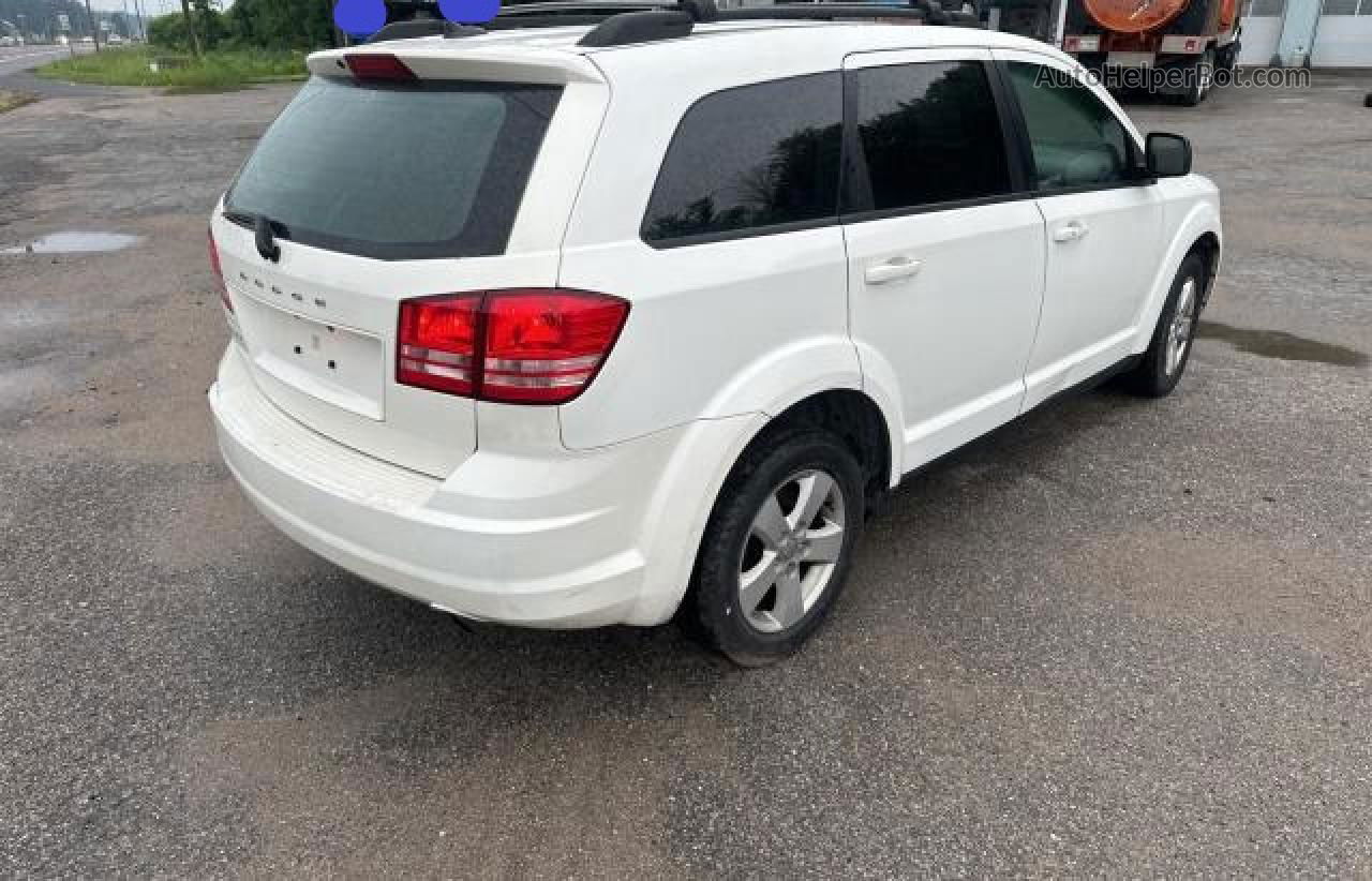 2015 Dodge Journey Se White vin: 3C4PDCAB2FT711697