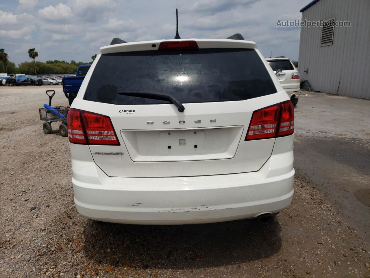 2016 Dodge Journey Se White vin: 3C4PDCAB2GT148538