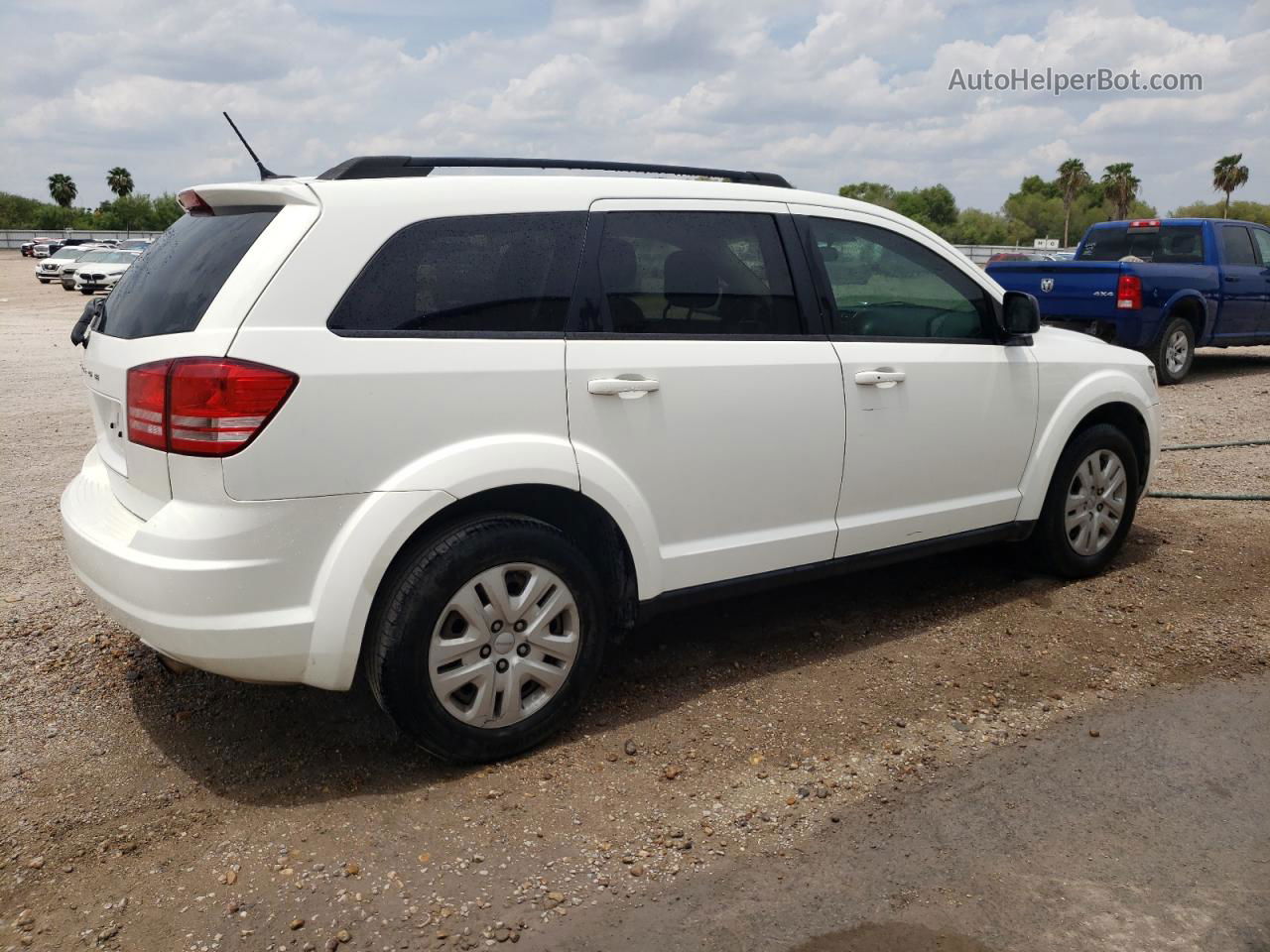 2016 Dodge Journey Se White vin: 3C4PDCAB2GT148538