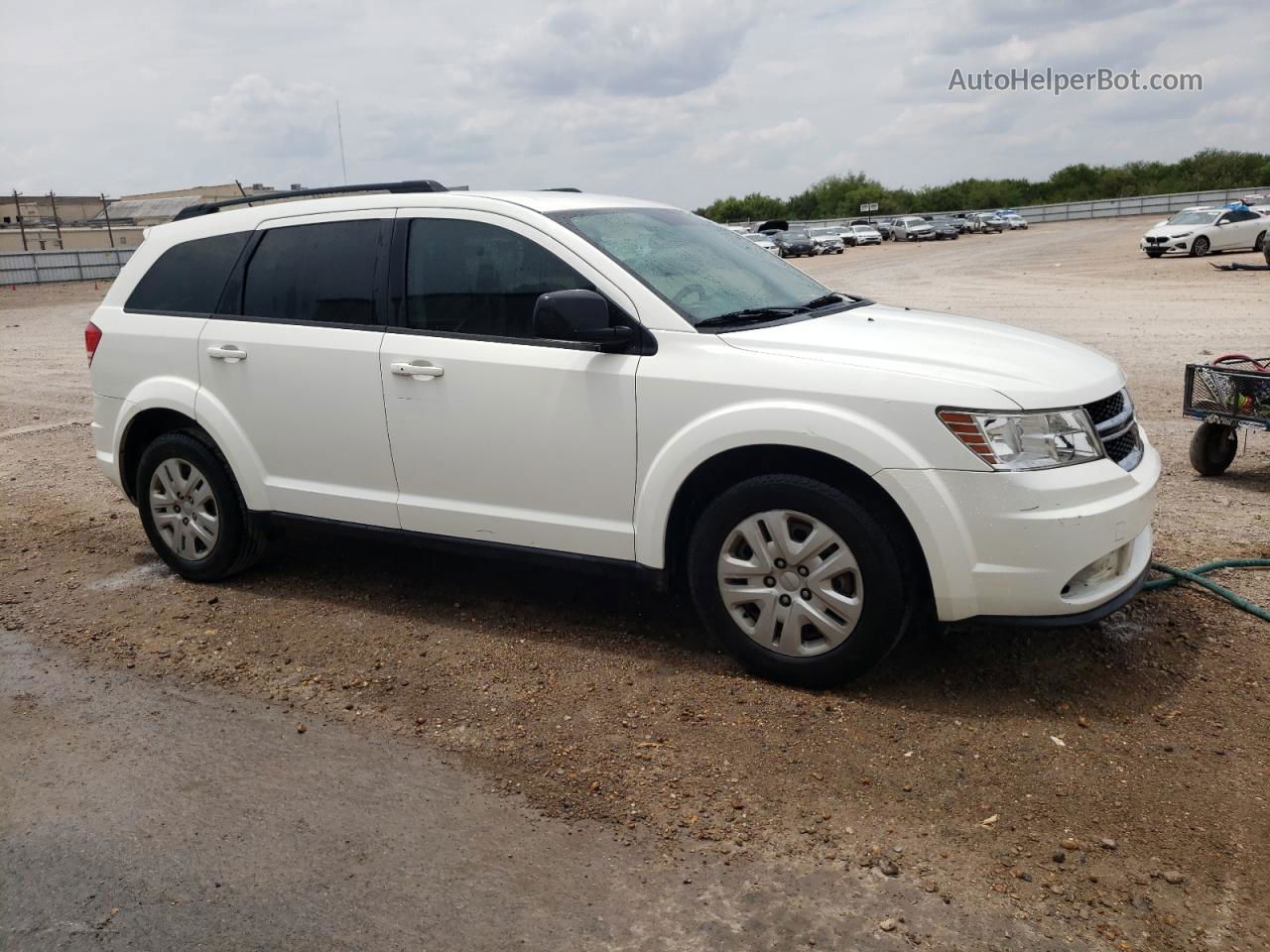 2016 Dodge Journey Se White vin: 3C4PDCAB2GT148538