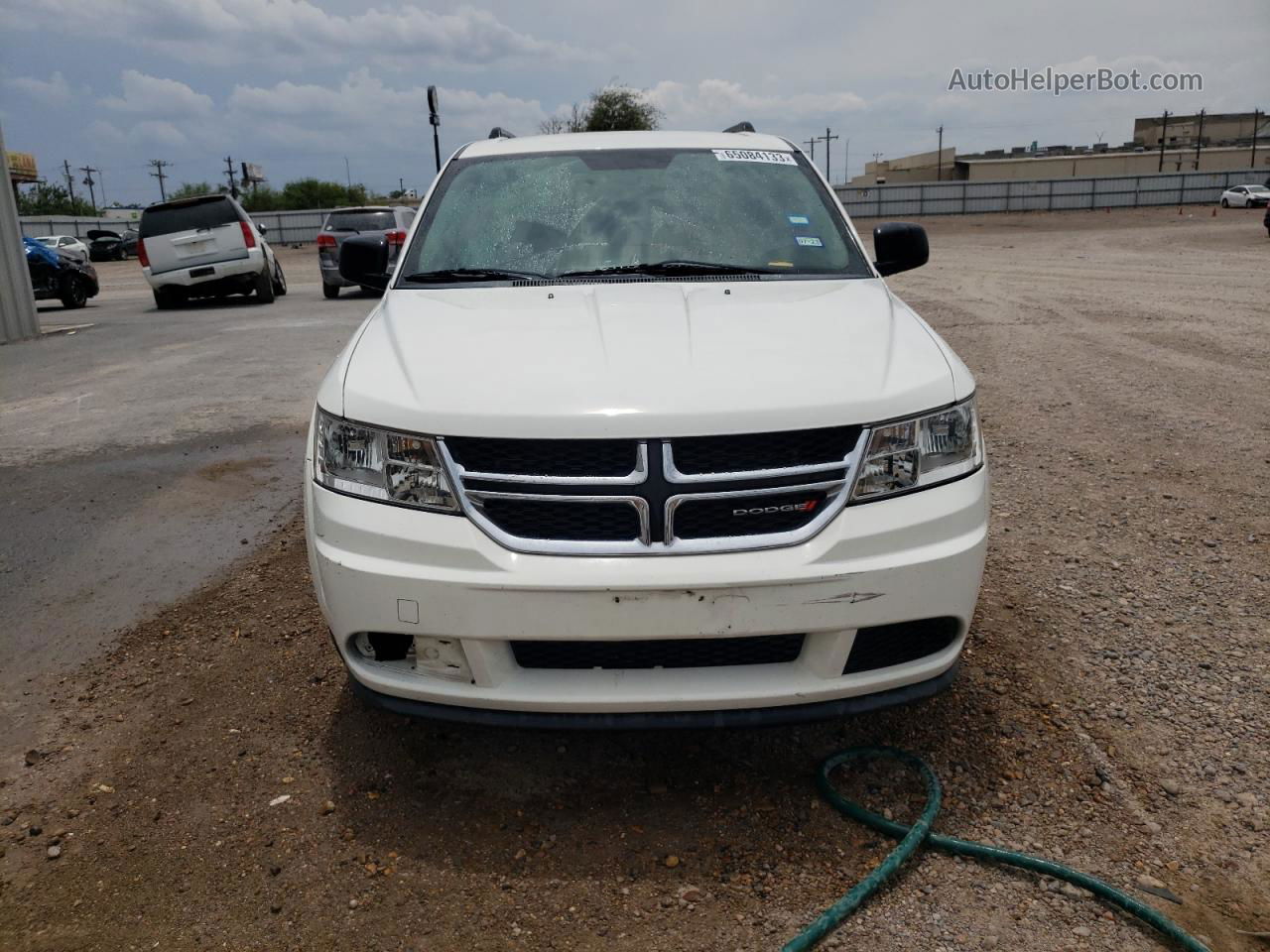 2016 Dodge Journey Se White vin: 3C4PDCAB2GT148538