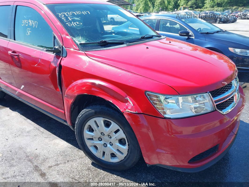 2016 Dodge Journey Se Red vin: 3C4PDCAB2GT166585