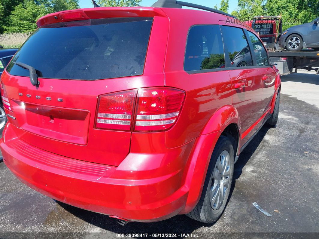 2016 Dodge Journey Se Red vin: 3C4PDCAB2GT166585