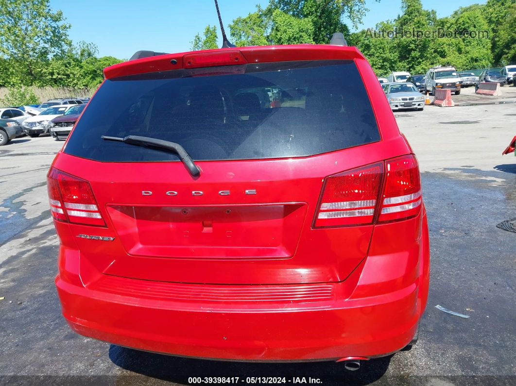 2016 Dodge Journey Se Red vin: 3C4PDCAB2GT166585