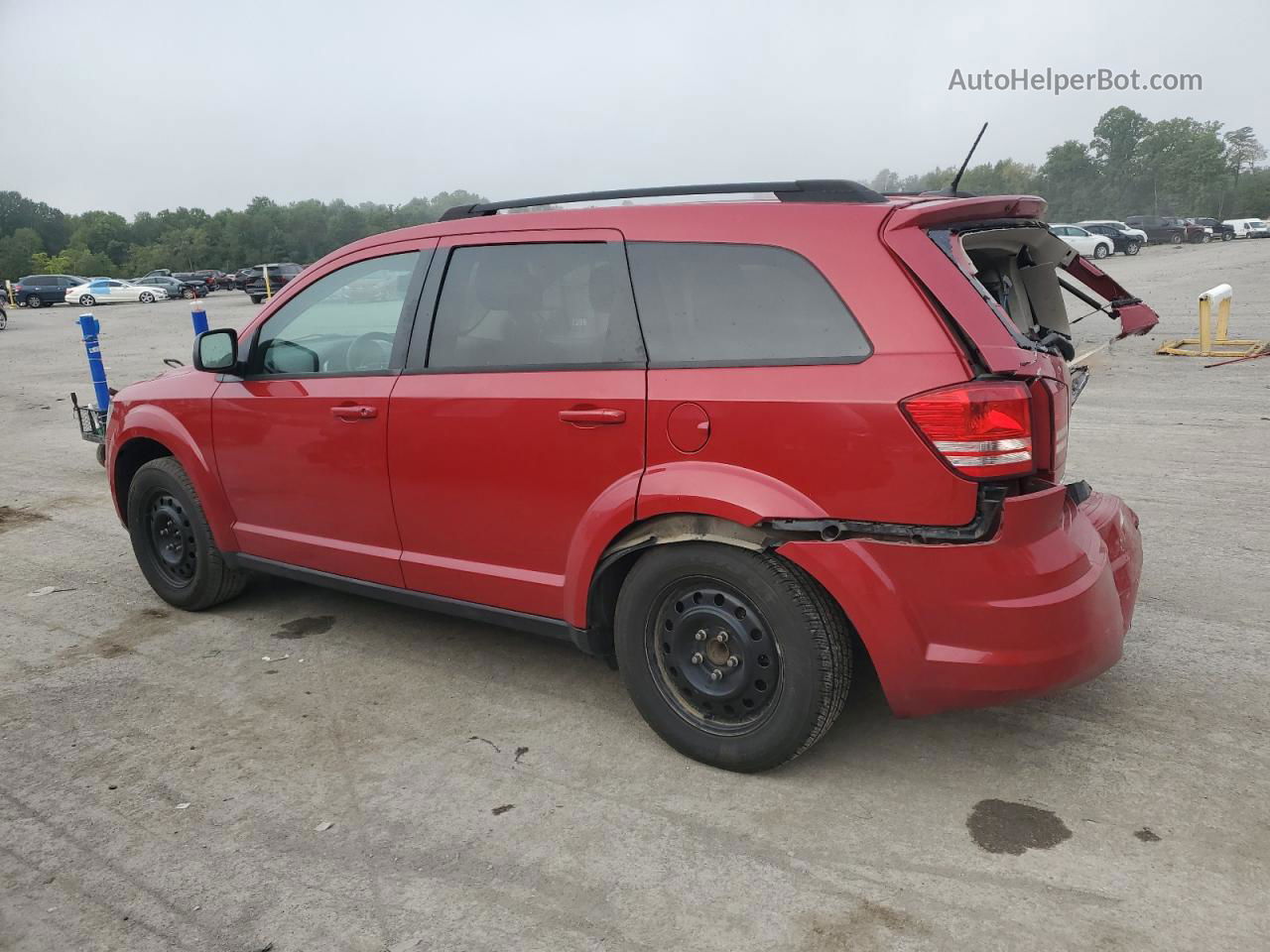 2016 Dodge Journey Se Burgundy vin: 3C4PDCAB2GT210357