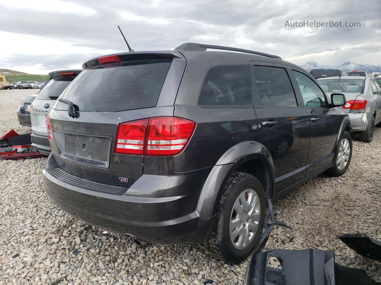 2016 Dodge Journey Se Black vin: 3C4PDCAB2GT249725