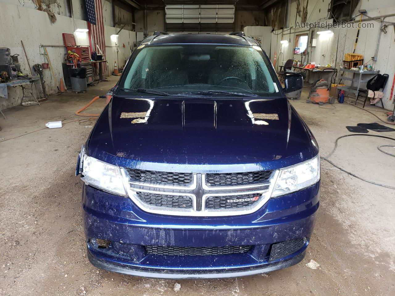 2017 Dodge Journey Se Blue vin: 3C4PDCAB2HT573937