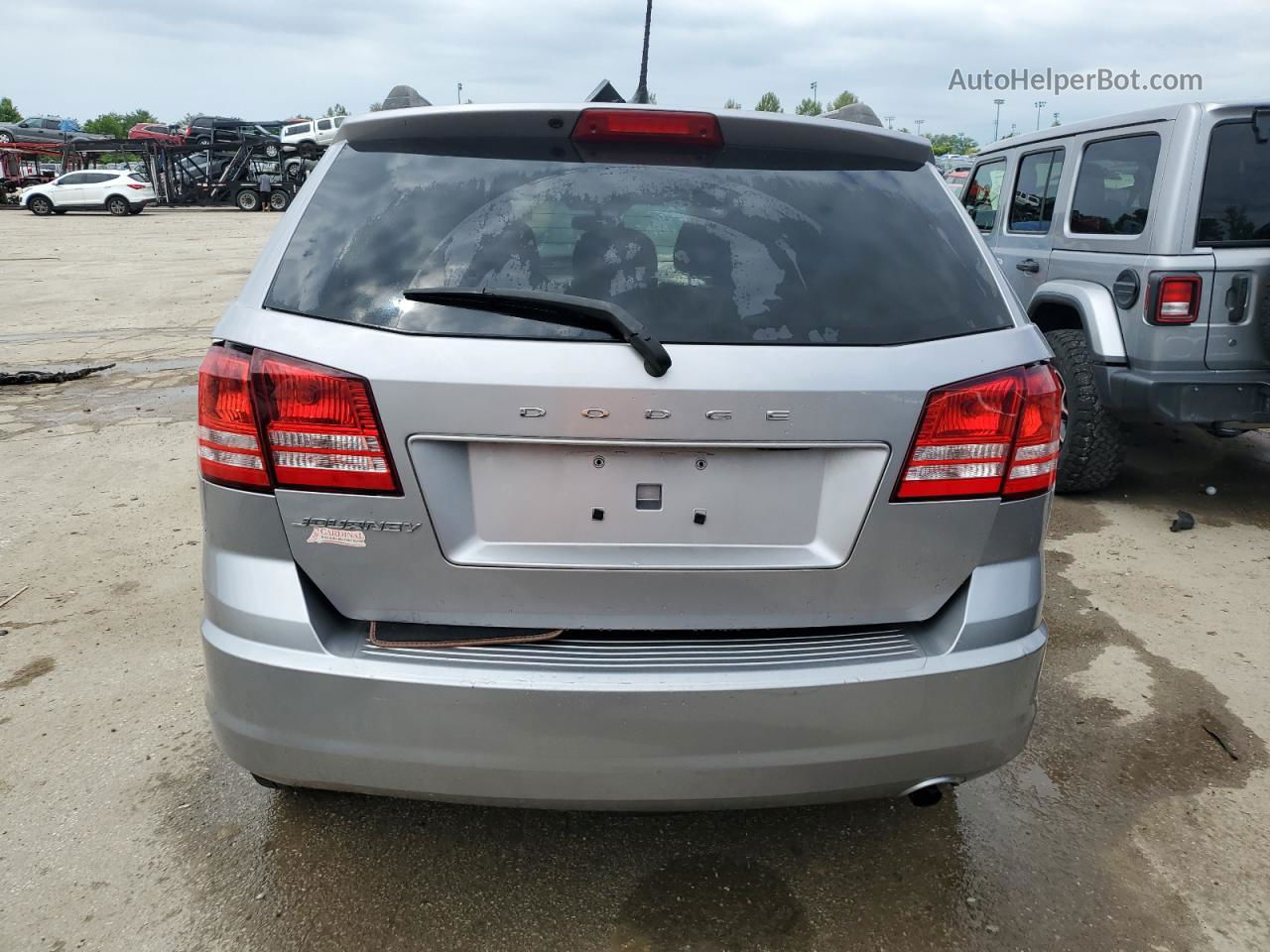 2017 Dodge Journey Se Silver vin: 3C4PDCAB2HT653867