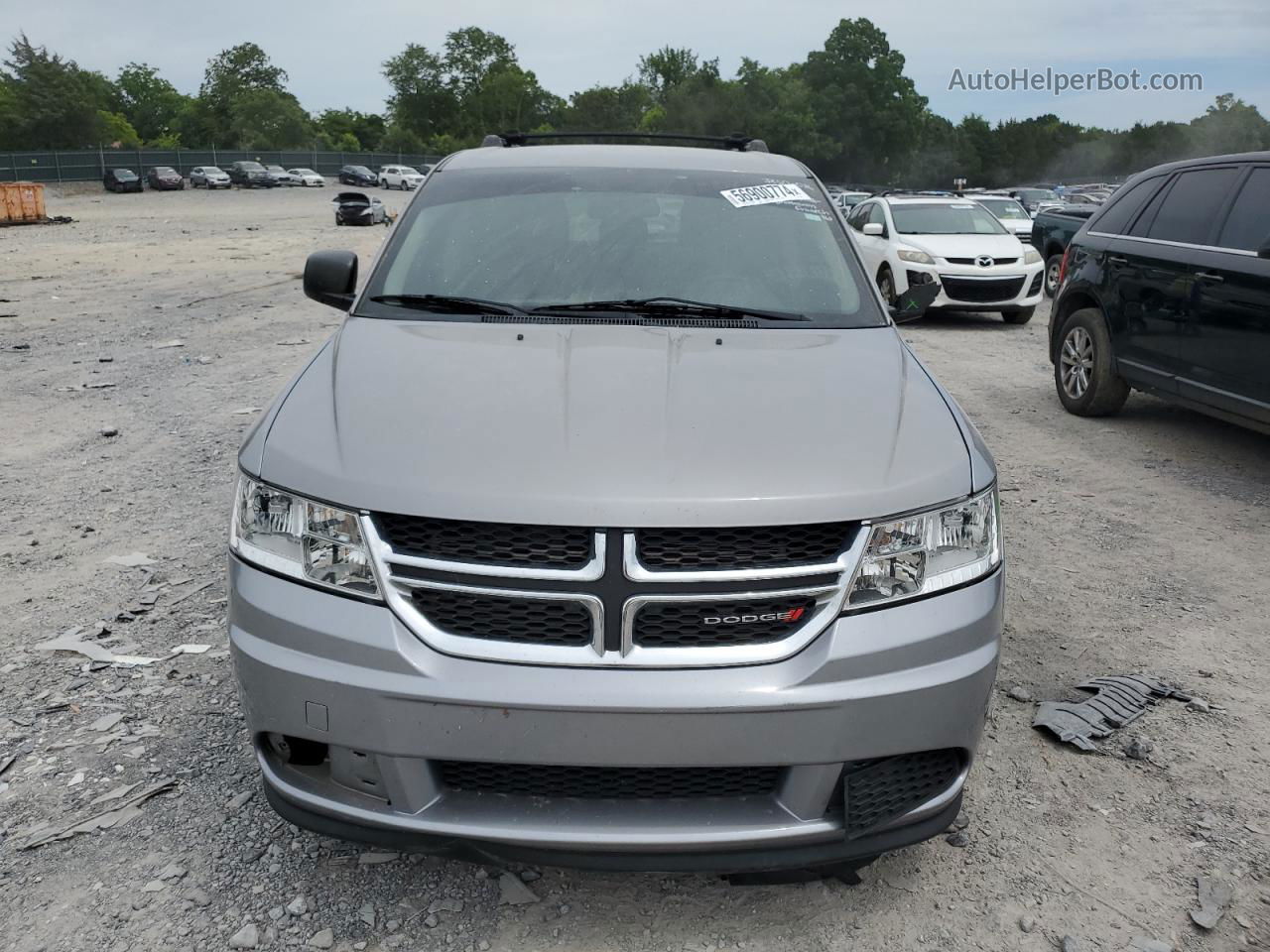 2017 Dodge Journey Se Silver vin: 3C4PDCAB2HT709581