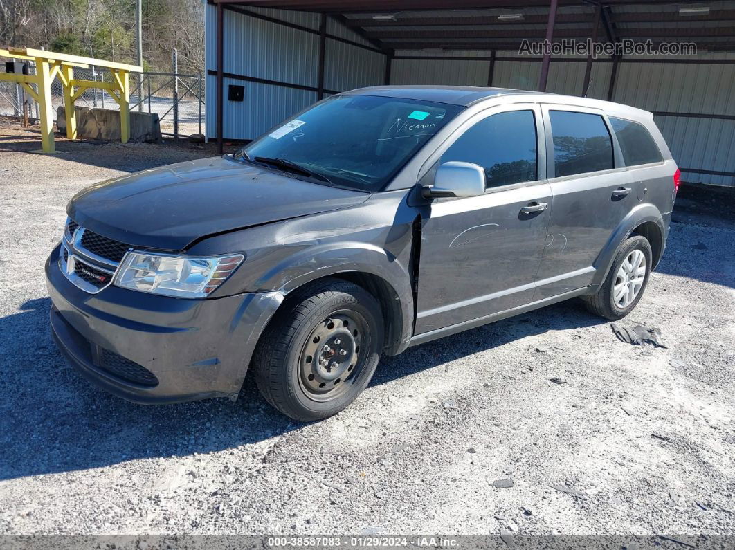 2014 Dodge Journey Se Gray vin: 3C4PDCAB3ET257085