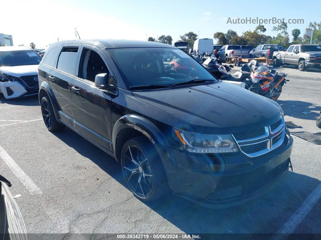 2014 Dodge Journey American Value Pkg Black vin: 3C4PDCAB3ET315339