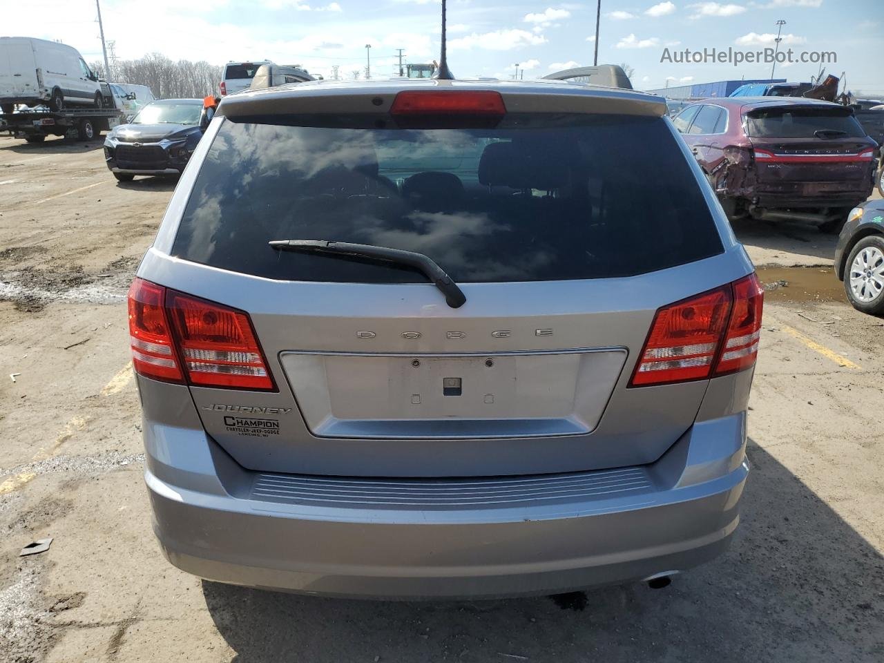 2016 Dodge Journey Se Серебряный vin: 3C4PDCAB3GT169785