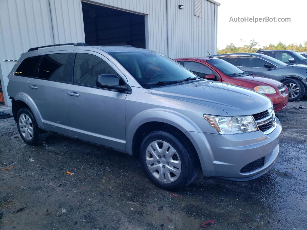 2016 Dodge Journey Se Серебряный vin: 3C4PDCAB3GT185999