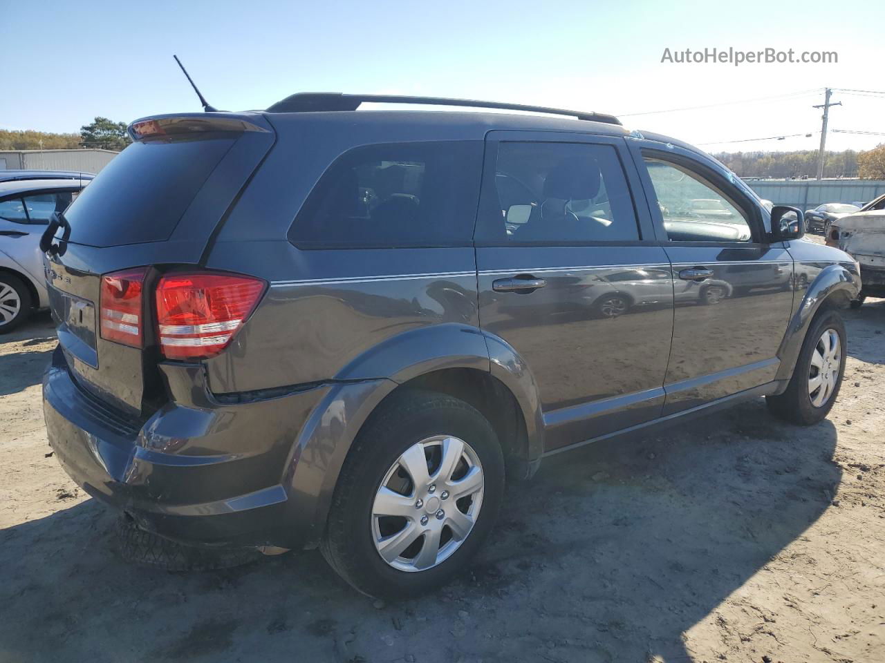 2016 Dodge Journey Se Gray vin: 3C4PDCAB3GT238006