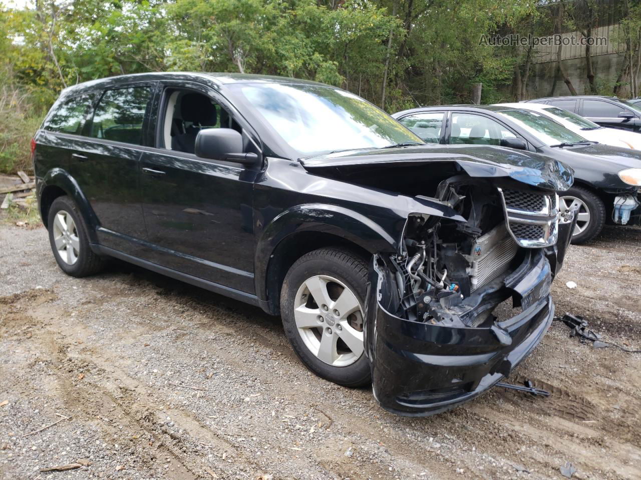 2016 Dodge Journey Se Black vin: 3C4PDCAB3GT248566