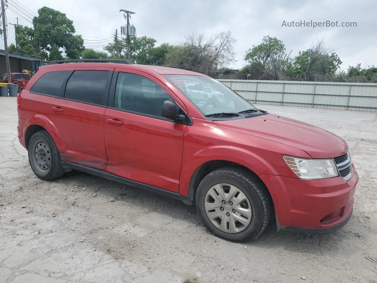 2017 Dodge Journey Se Red vin: 3C4PDCAB3HT545452