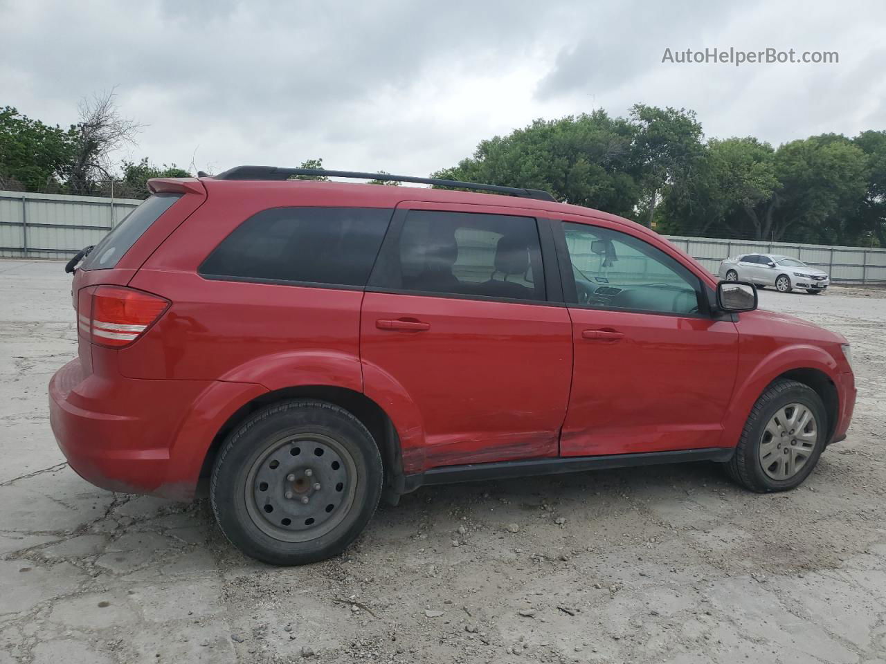 2017 Dodge Journey Se Красный vin: 3C4PDCAB3HT545452