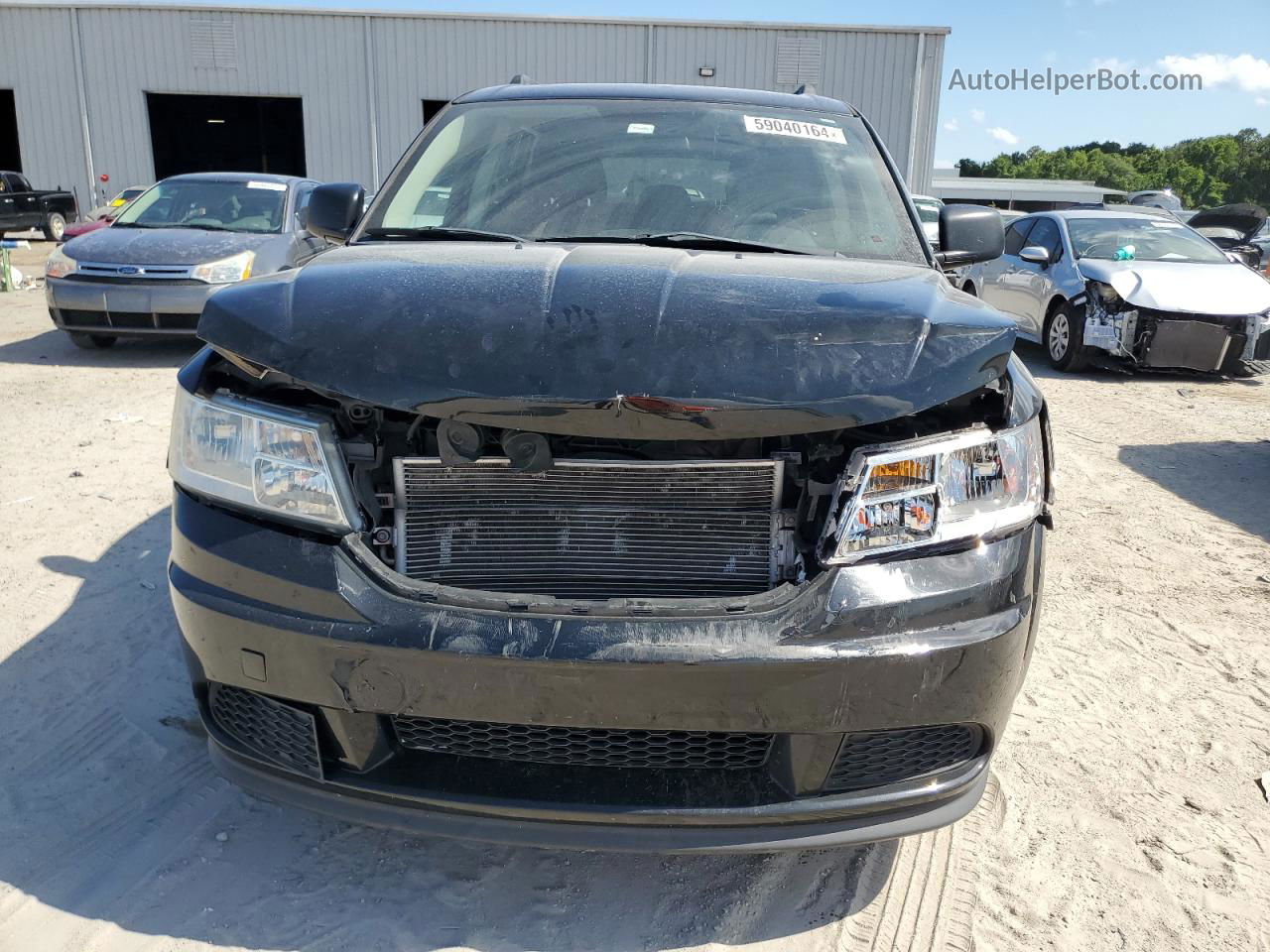 2017 Dodge Journey Se Black vin: 3C4PDCAB3HT552935