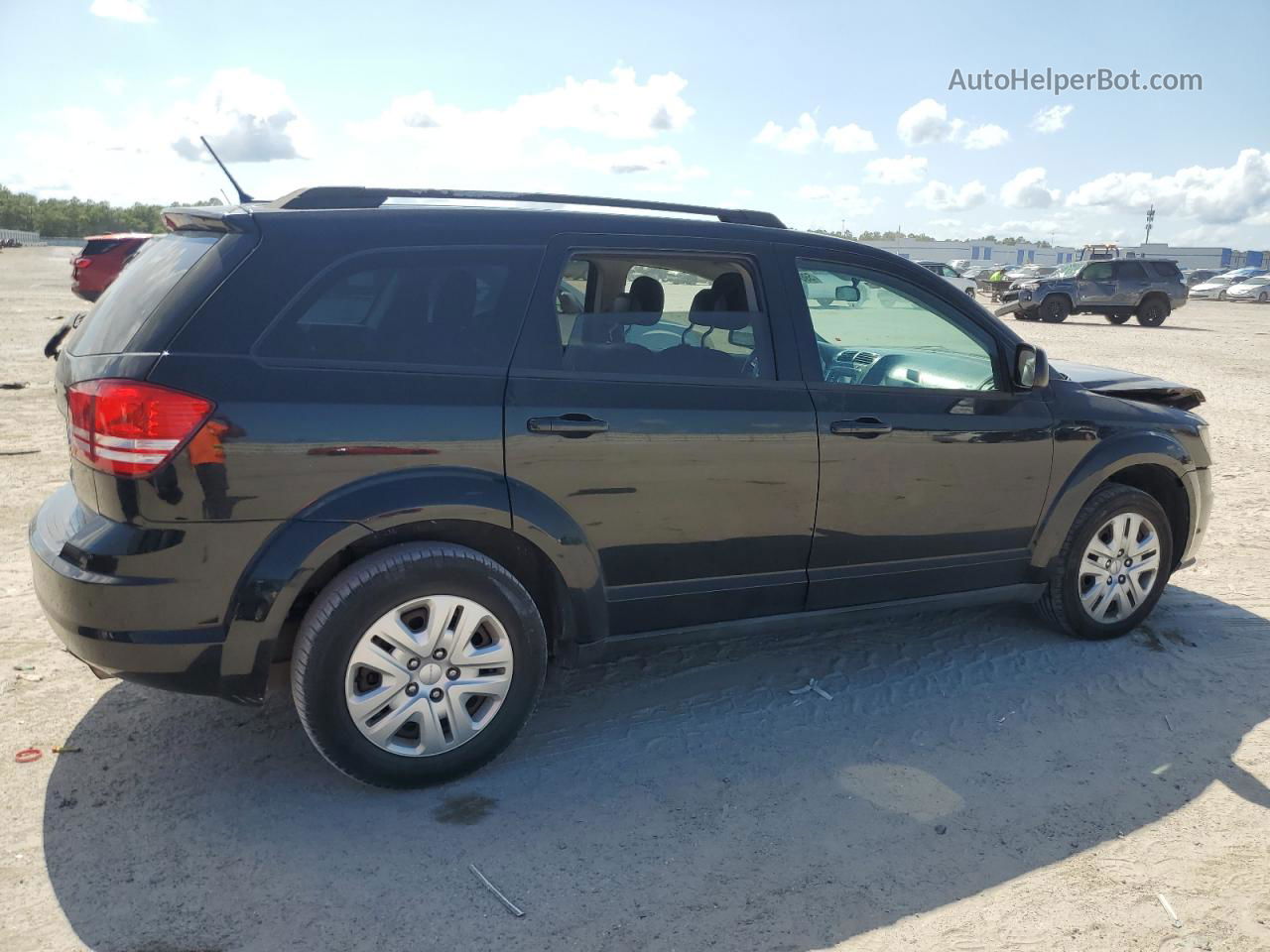 2017 Dodge Journey Se Black vin: 3C4PDCAB3HT552935