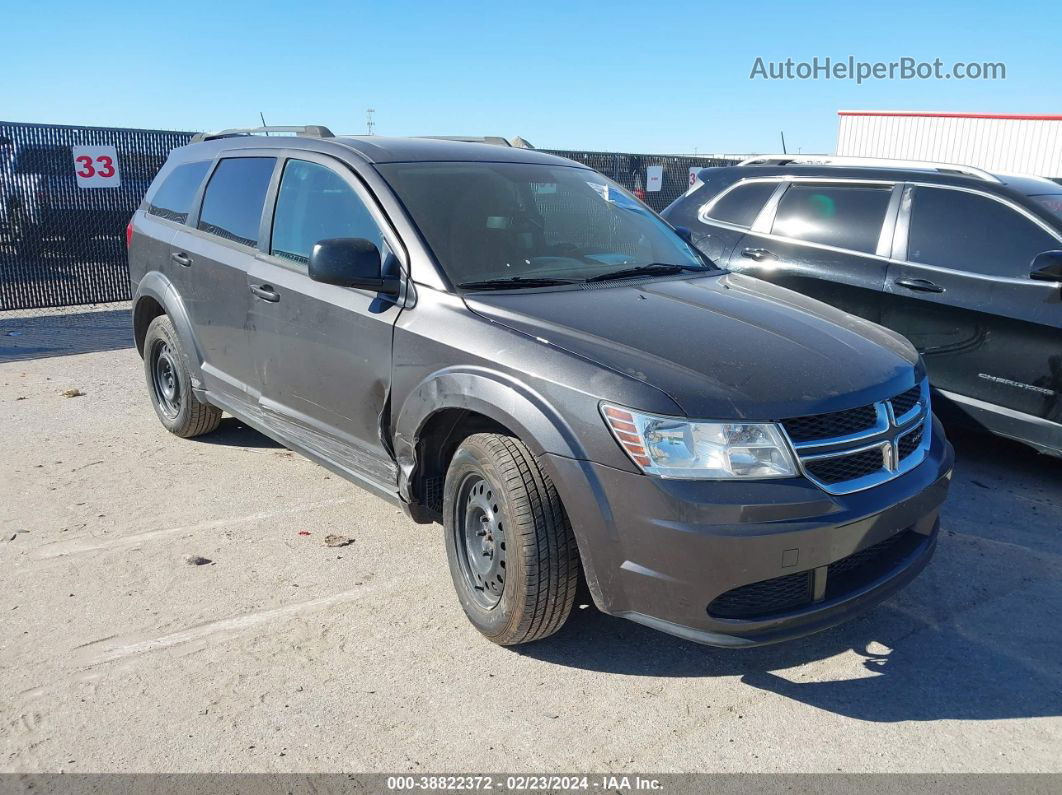 2017 Dodge Journey Se Gray vin: 3C4PDCAB3HT563787